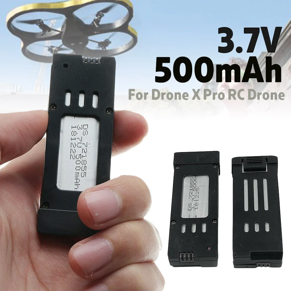 

3.7V 500mAh Universal Lipo Battery Outdoor Quadcopter Spare Parts For RC Drone Car Styling