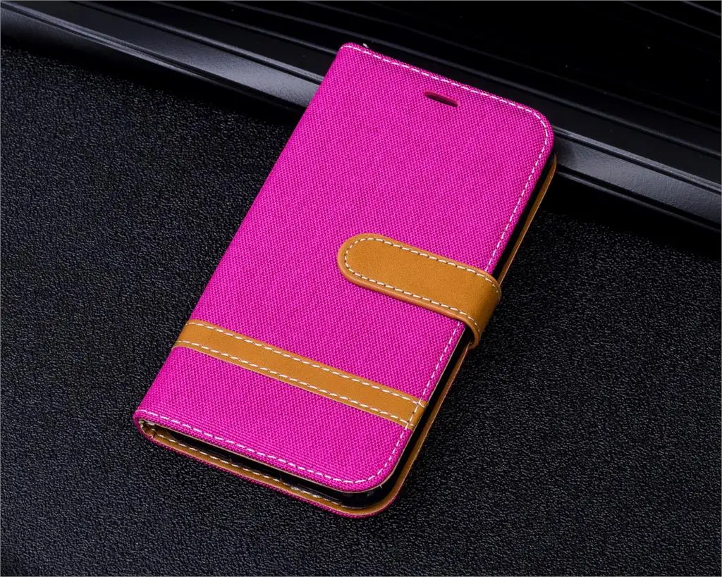 Для sony Xperia 10 XA2 Ультра чехол из джинсовой ткани Coque Etui чехол для sony Xperia XA1 Plus XZ1 Compact XZ Премиум ТПУ чехол - Цвет: rose