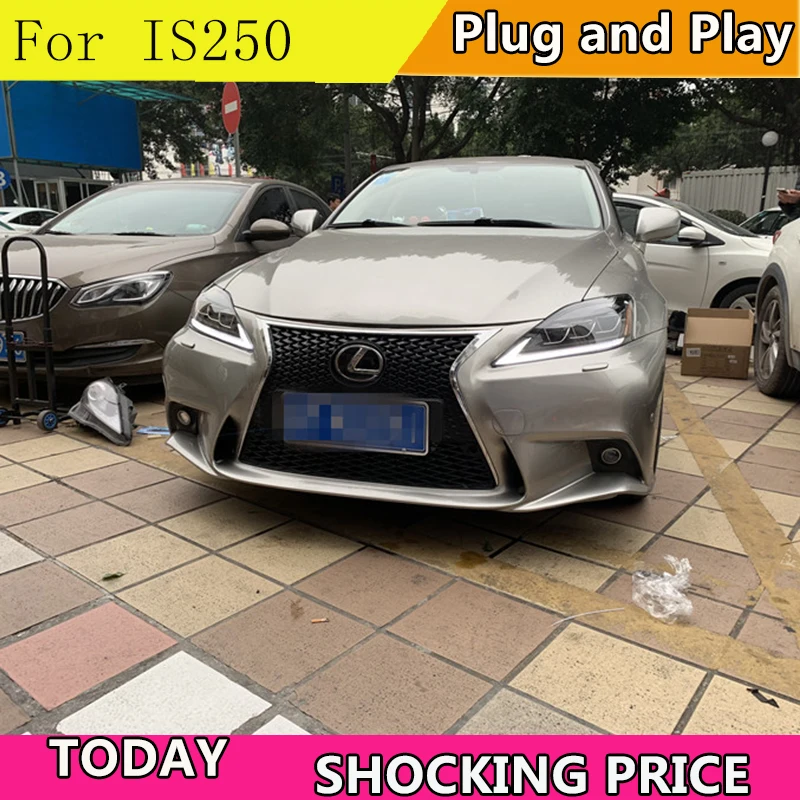 Doxa автомобильный Стайлинг 2006 2012 для LEXUS IS250 фары светодиодный ные с динамическим