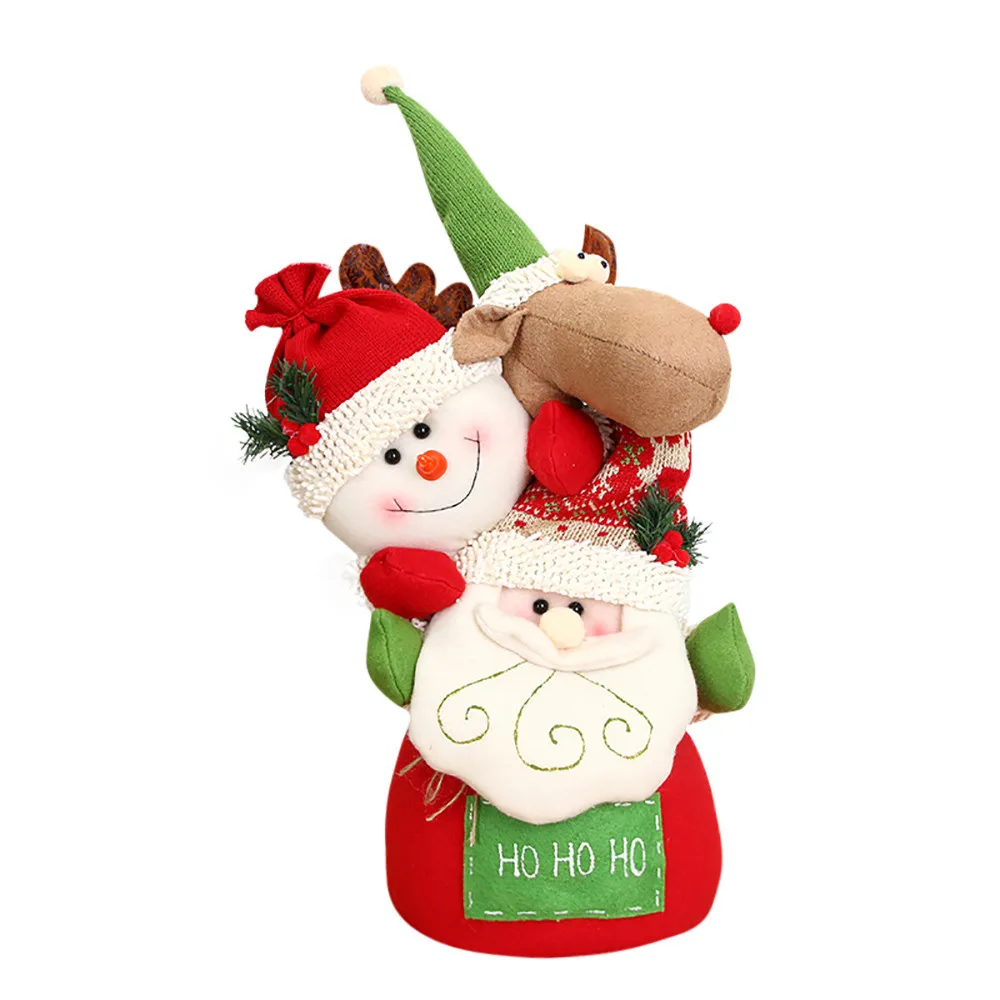 Новогодние товары игрушка кукла орнамент Аксессуары для дома с Санта Клаусом и