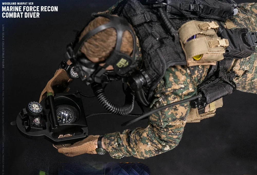 78055 1/6 USMC морская сила RECON COMBAT DIVER WOODLAND MARPAT камуфляжная версия модели для фанатов Коллекционные фигурки