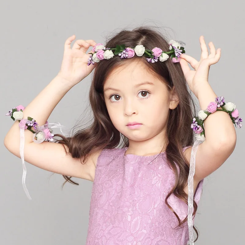 

New Fashion headwear gorgeous Silica gel wedding Bridesmaid party gifts hair accessories Flowers Hearband hairpins for Hair