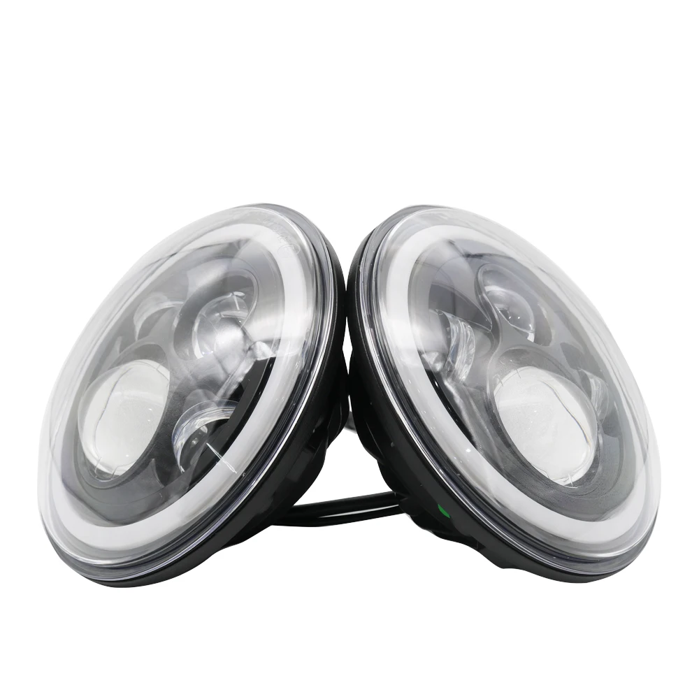 RGB Halo 7 дюймов светодиодные фары Plug And Play Led Ангельские глазки герметичные