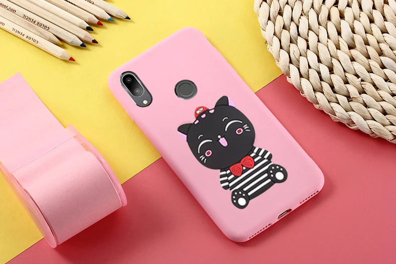 Candy Color Case For Xiaomi Mi 8 Lite Mi8 SE Mi9 play Note 3 redmi S2 Soft Silicon Lucky cat | Мобильные телефоны и
