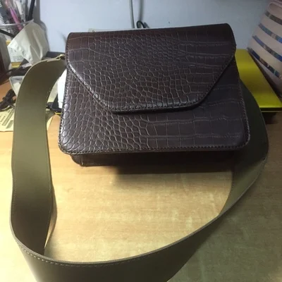 Женская сумка в простом стиле модная из искусственной кожи винтажная мессенджер