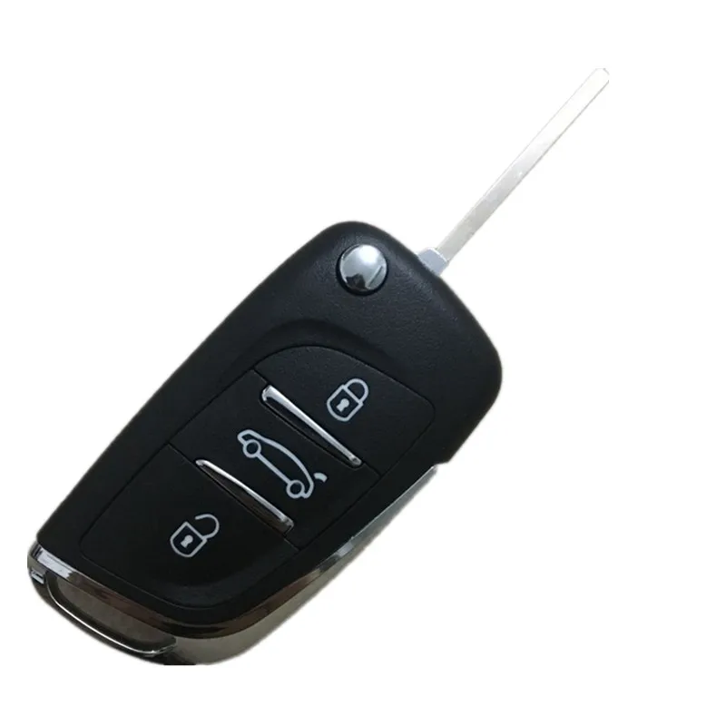 3 button VA2 blade AUTEWODE Складной Корпус для автомобильного ключа для Citroen C5 C4 люк Coupe VTR C6 C8 C2 Berlingo Xsara Picasso CE0523 VA2 лезвие Fob чехол - Количество кнопок: 3 button VA2 blade