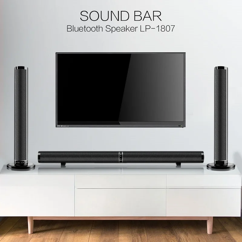 Bluetooth 4 2 домашний кинотеатр 3D Hi Fi стерео 50 Вт звуковая панель колонка 40 дюймов
