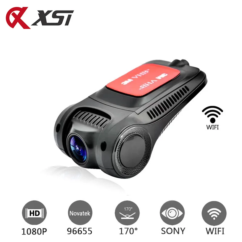 XST Novatek 96655 IMX 322 Full HD 1080P Автомобильный видеорегистратор WIFI Автомобильная камера