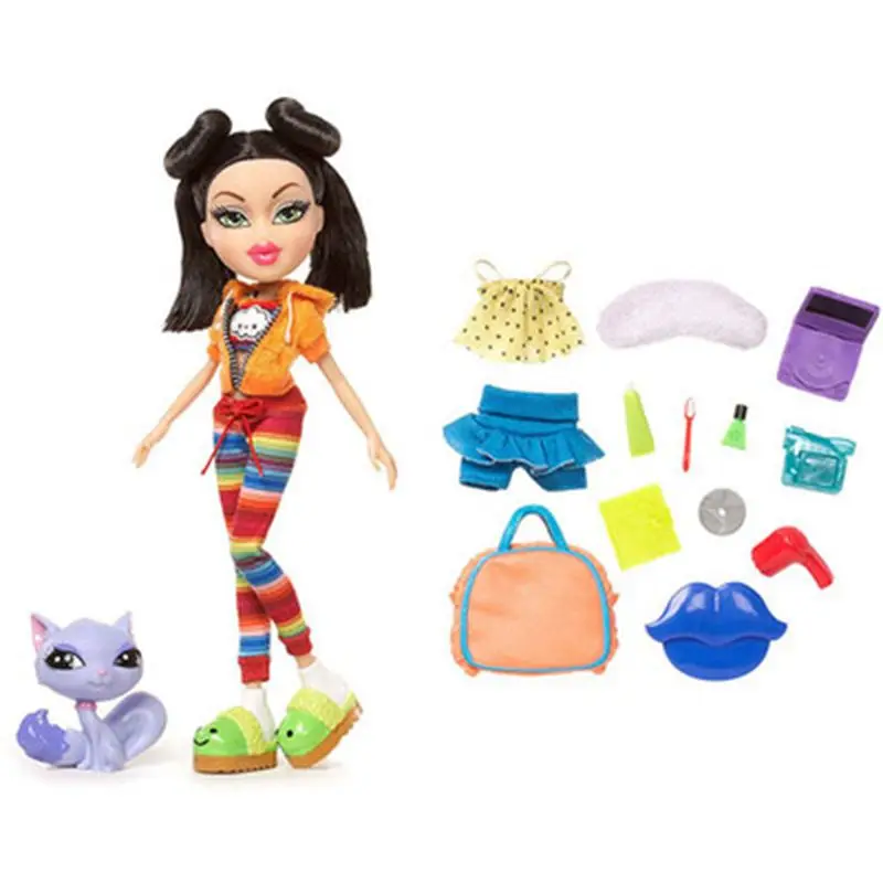 Модная фигурка оригинальная игрушка Bratz для обучения за рубежом Нефритовая Кукла