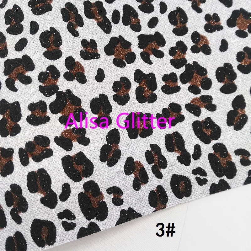 1 шт. A4 Размер 21х29см Алиса Блестящий винил для бантов леопардовая кожаная ткань