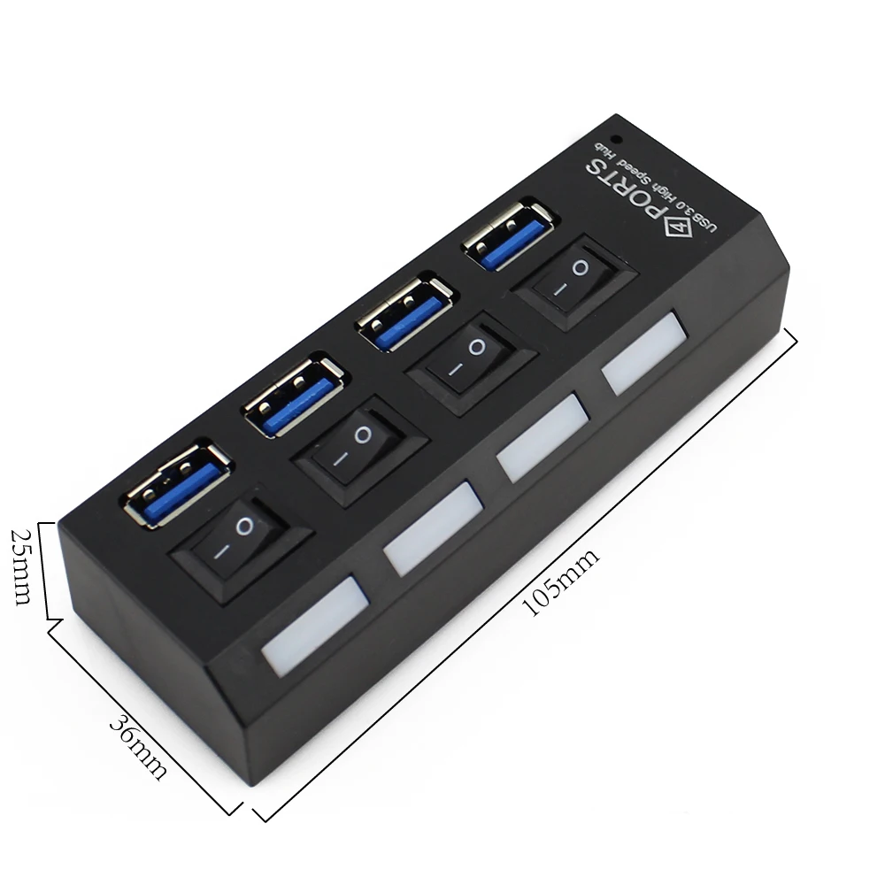 Внешний адаптер питания usb хаб 3 0 с 4/7 портами EU/AU/US/UK 5 Гбит/с концентратор USB