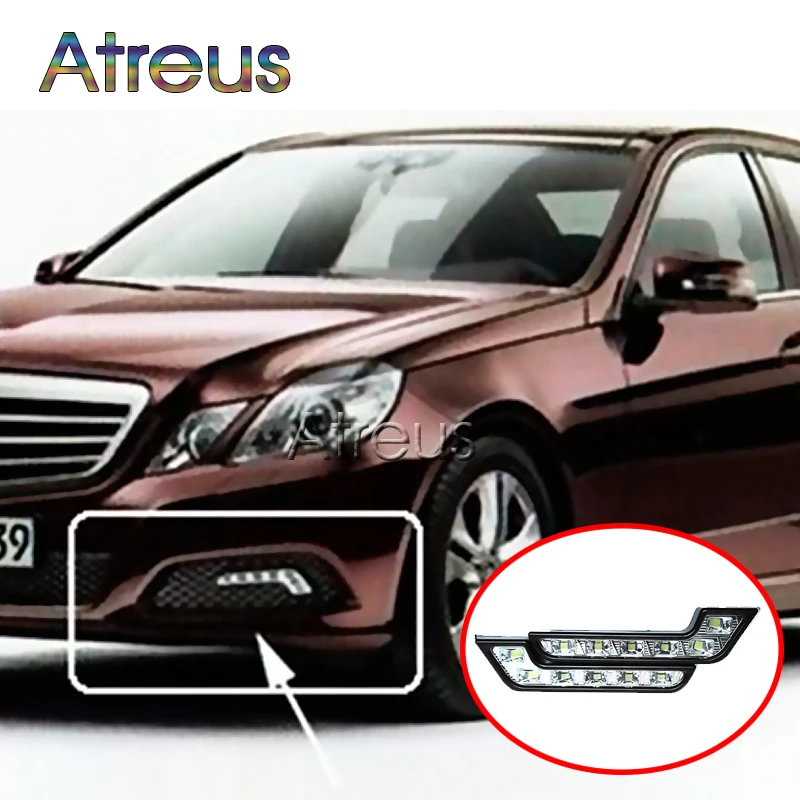 Atreus оптовая продажа 10 пар Автомобильный светодиодный дневные ходовые огни 6 DRL