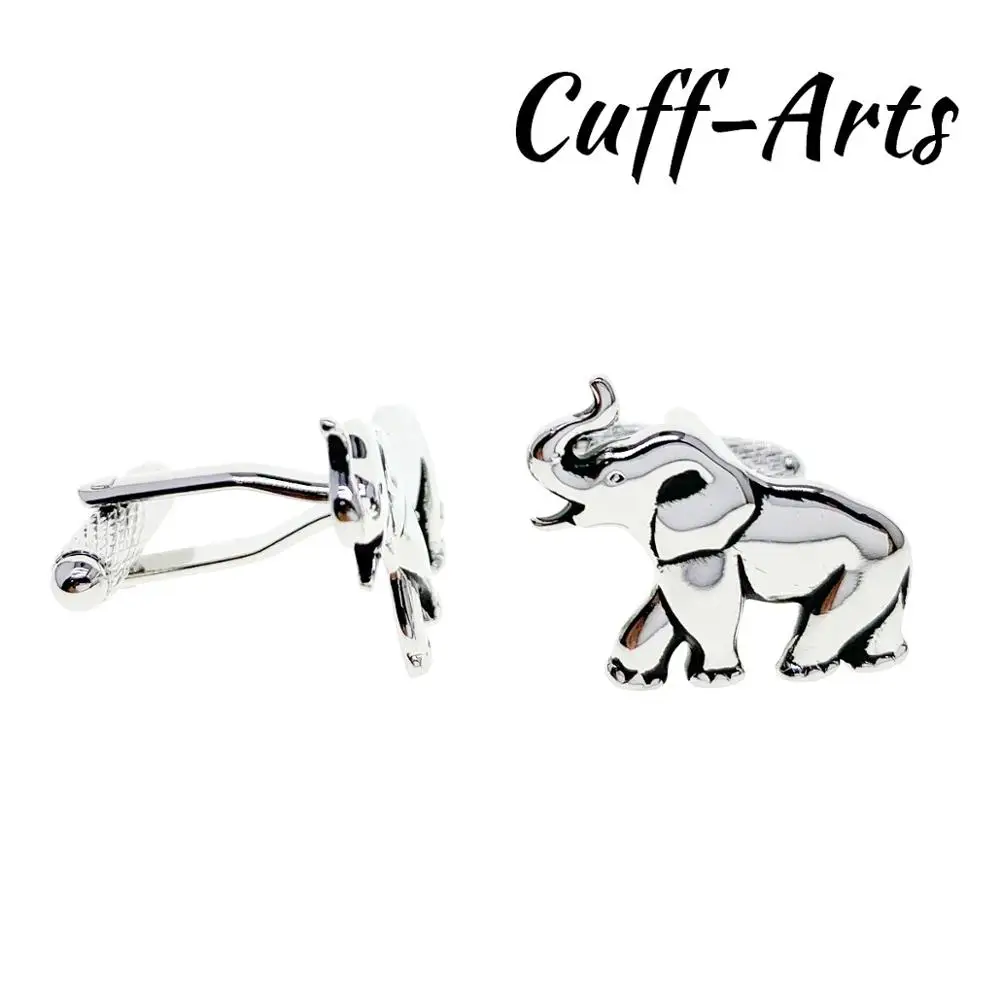 Запонки для мужчин запонки со слонами подарки бутон де Манш Gemelos Gemelli Spinki от Cuffarts