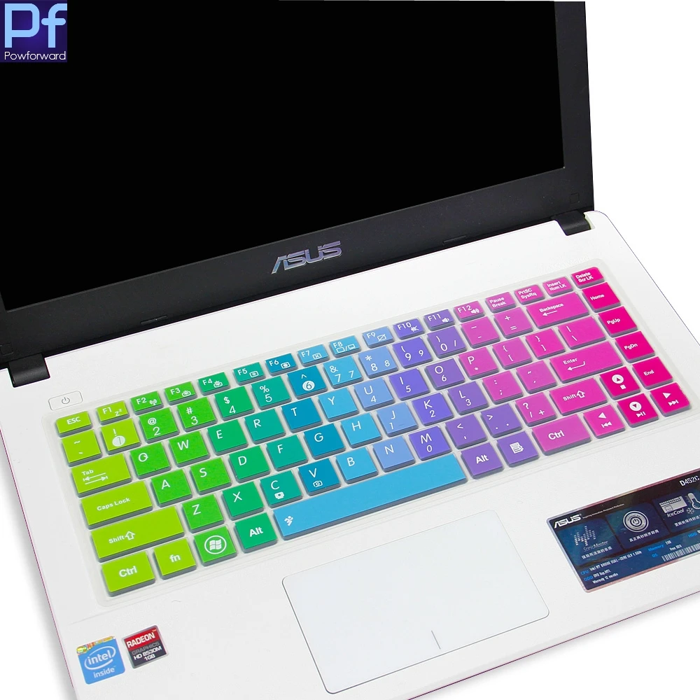 14 дюймовый чехол для клавиатуры ноутбука Защитная пленка Asus A43S A45V A46C a85v R417 N3450 E402B