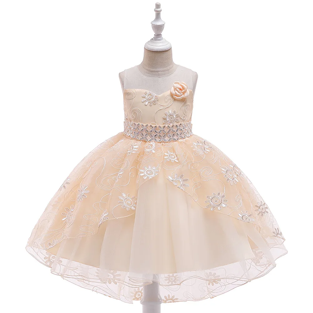 Летнее платье принцессы 2020 Детские платья для девочек вечеринки на день рождения