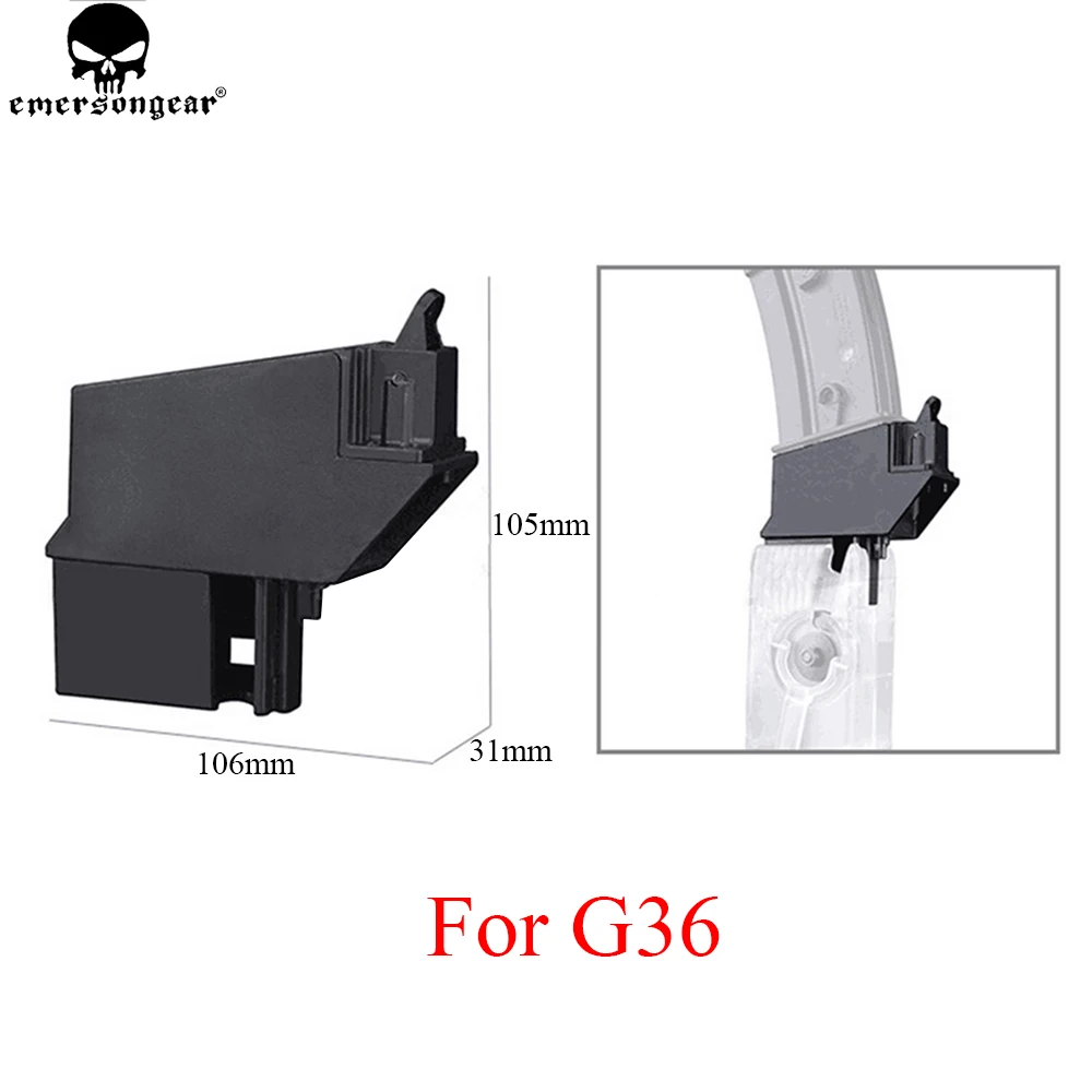 

EMERSONGEAR G36 Adapter for Speed Loader Hunting Combat Shooting Accessories Gun Magazine Adapter Connector BD7487