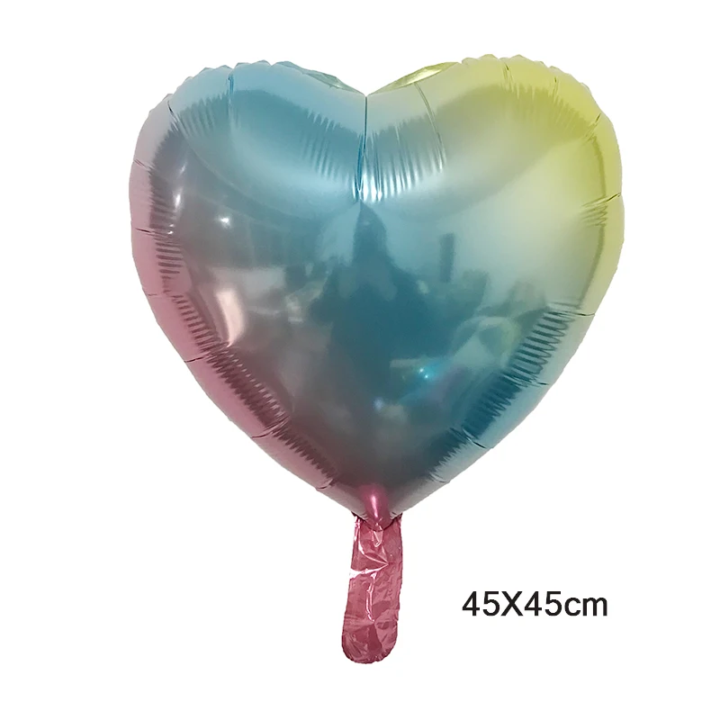 5 шт. 45X45 с надписью Rainbow Love воздушные шары &quotЗвезды&quot на свадьбу День Святого