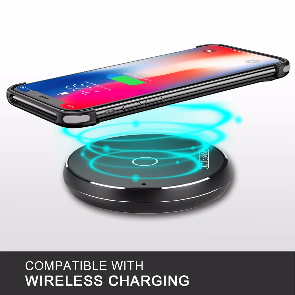 Oatsbasf водителя металлический корпус для IPhone X Дело личность В виде ракушки бампер