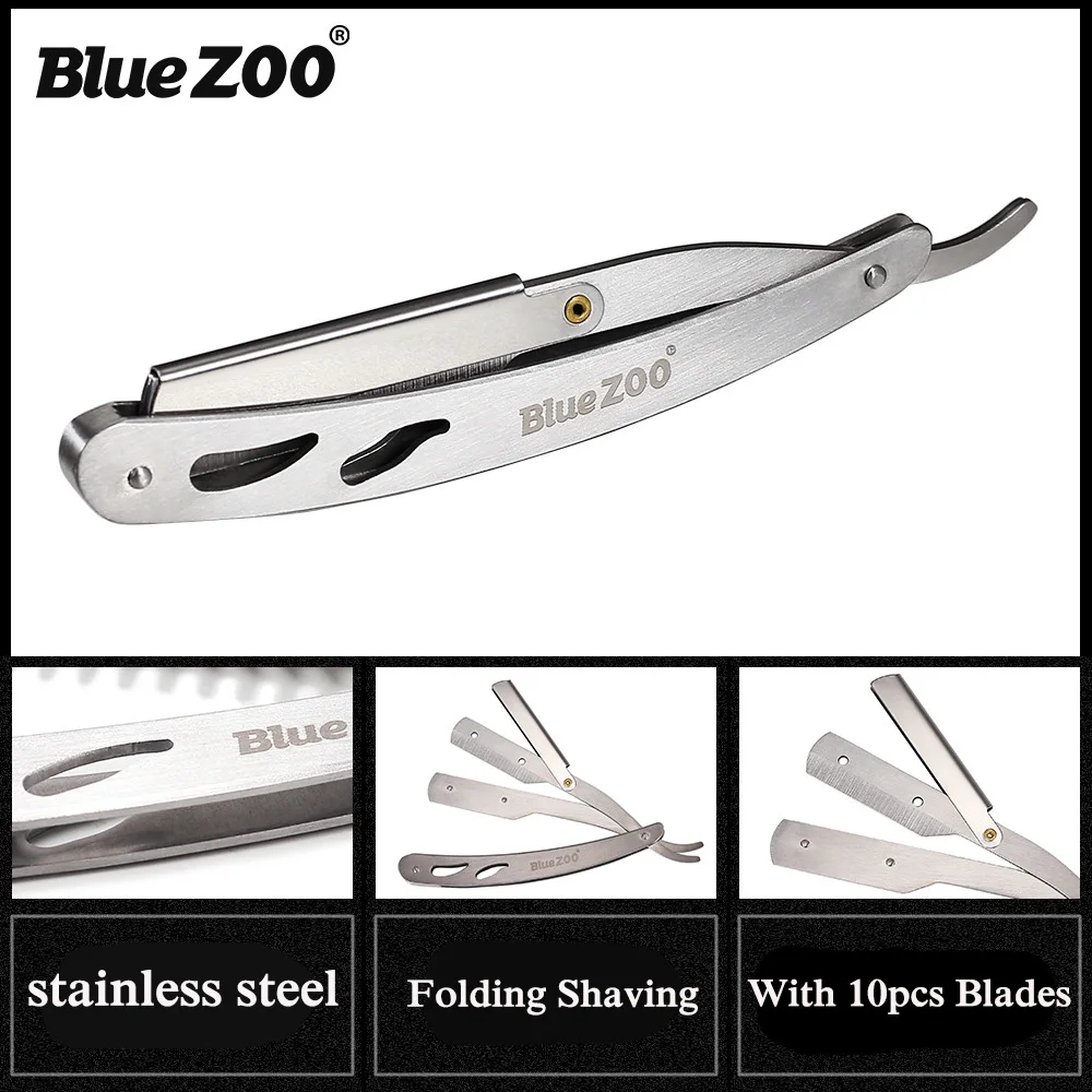 Мужская бритва с прямыми краями складной нож для бритья инструменты удаления