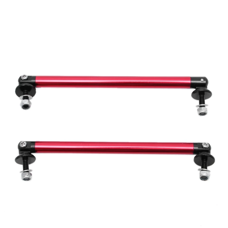 

2x Adjustable Universal Front Rear Bumper Lip Splitter Strut Brace Rod Support Bar 24cm