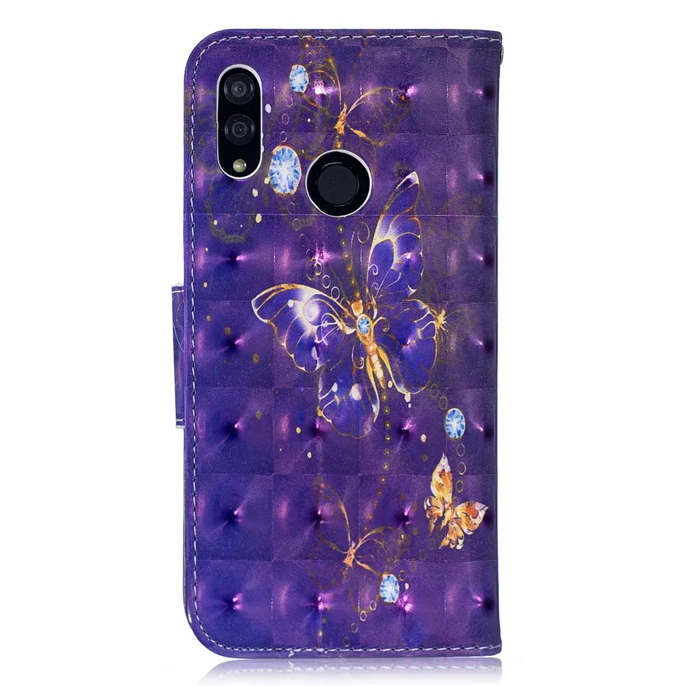 3D чехол для Huawei P Smart 2019 POT-LX1 POT-LX1RU телефона Флип кожаный PSmart POT LX1 LX1RU чехлы сумка |