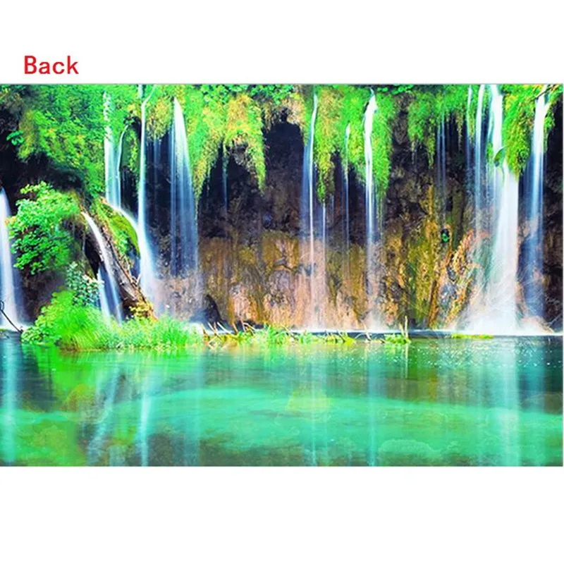 3D Рисование аквариум фон наклейка Двусторонняя картина бумага Домашний Сад