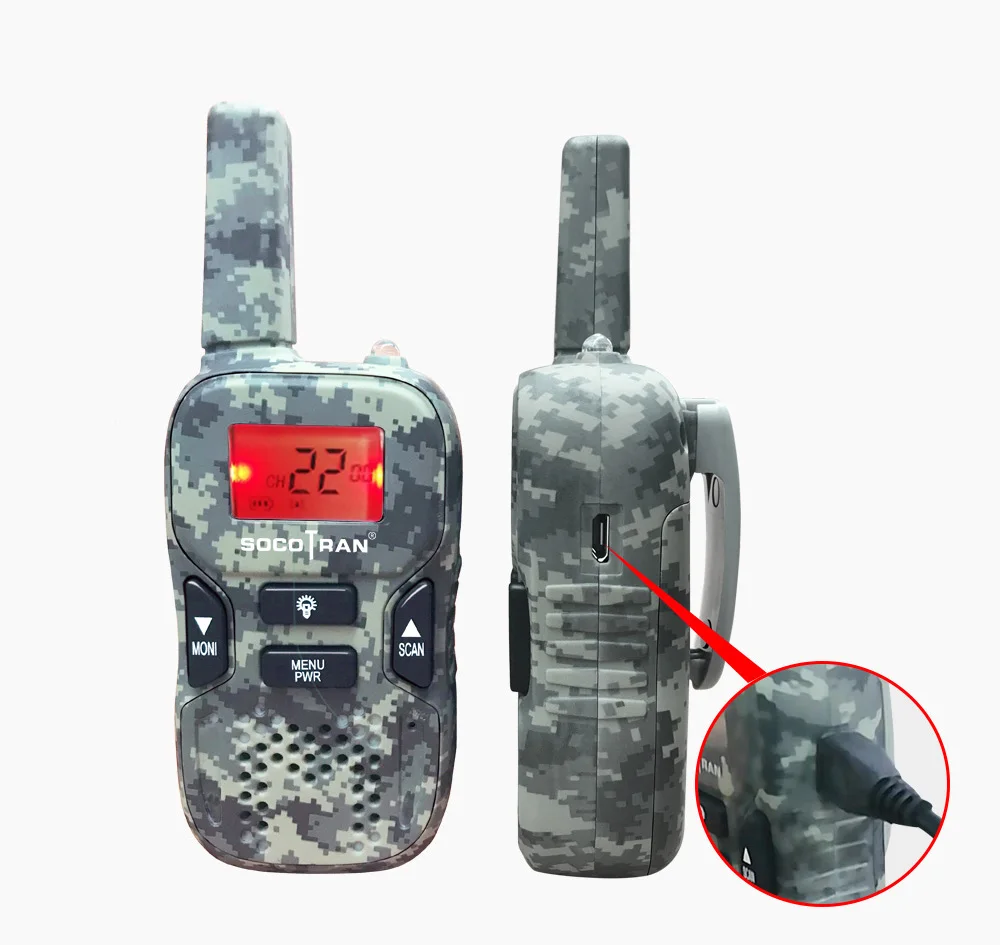 Kids Walkie Talkies 22 Channels FRS/GMRS UHF mini Walkie Talkie for Kids 2 Way Radio 3 Miles with Flashlight Gifts for Chiildren