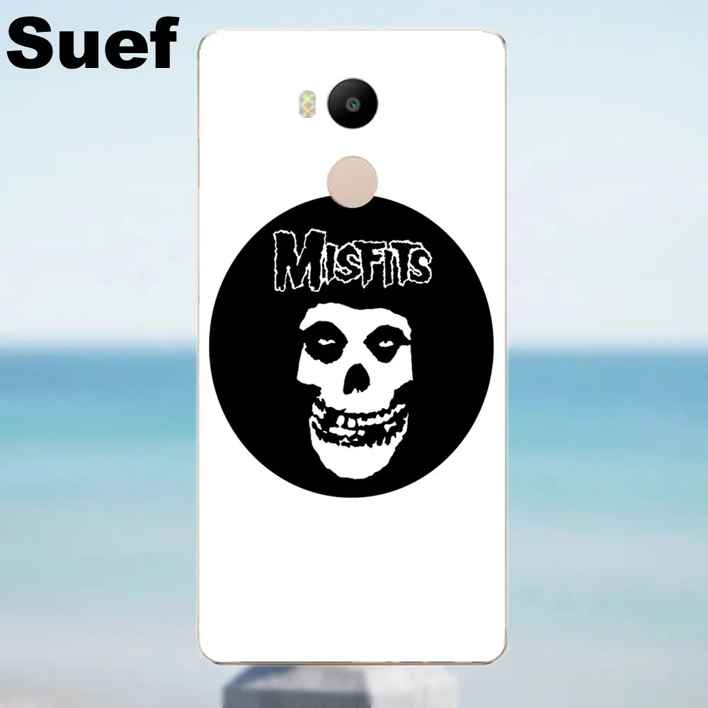 Suef мягкие чехлы для телефонов Misfits Fiend Crazy Skull Xiaomi Redmi 4 3 3S Pro Mi3 Mi4 Mi4i Mi4C Mi5 Mi5S Mi Max Note 2 |
