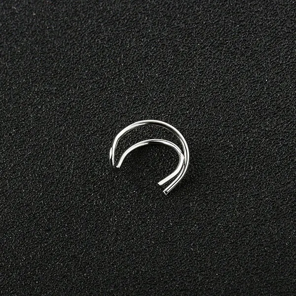 C Стильные серьги для женщин Bijoux без пирсинга двойные манжеты для ушей стиль ювелирные аксессуары Oorbellen серьги Фантастическая безделушка - Окраска металла: C