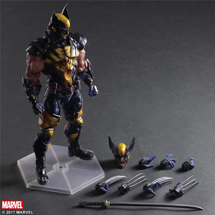 Играть искусств Кай X-men Логан Росомаха ПВХ фигурку Коллекционная модель игрушки 26 см
