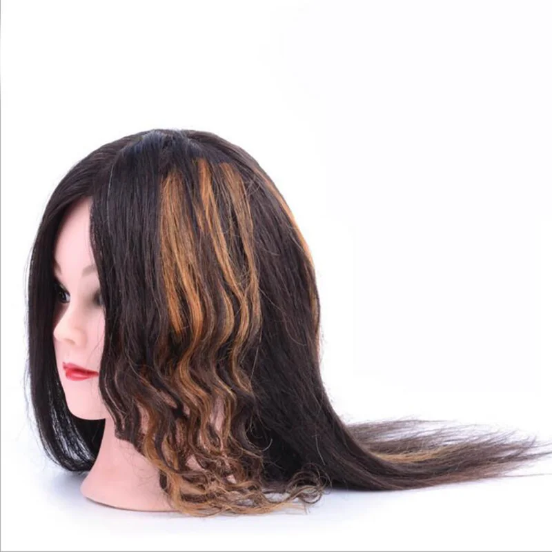 100% манекен из человеческих волос голова манекена для локонов краски покраски