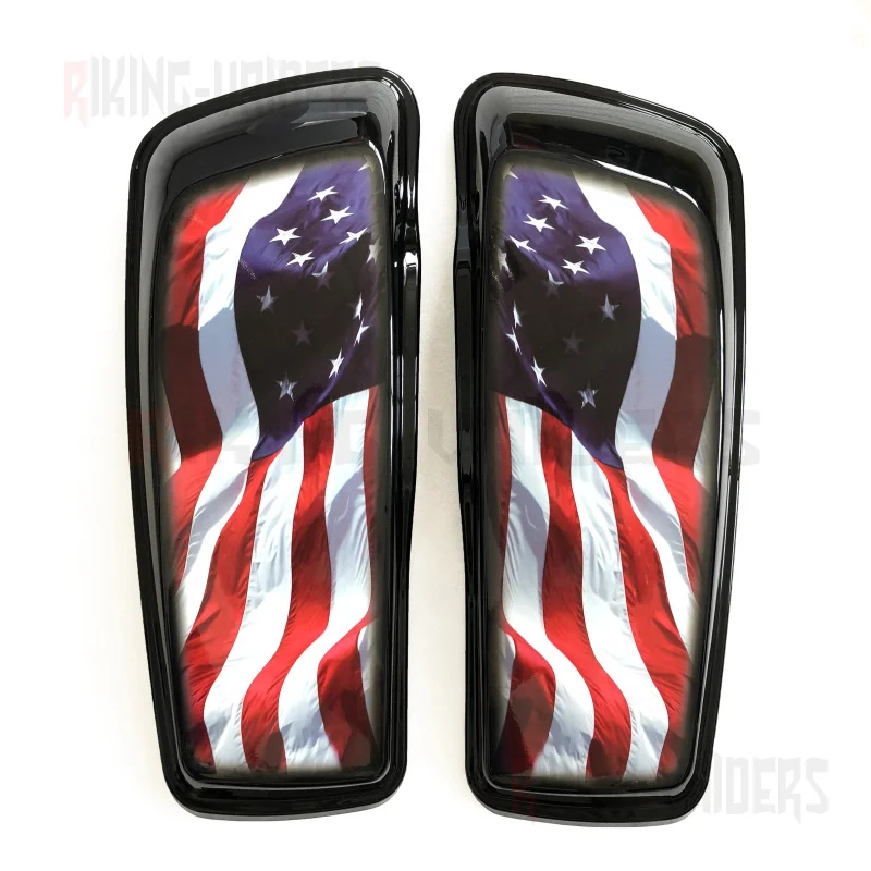 Наклейки с американским флагом чехлы для сумок наклейки Harley Touring Road King Electra Glide Ultra