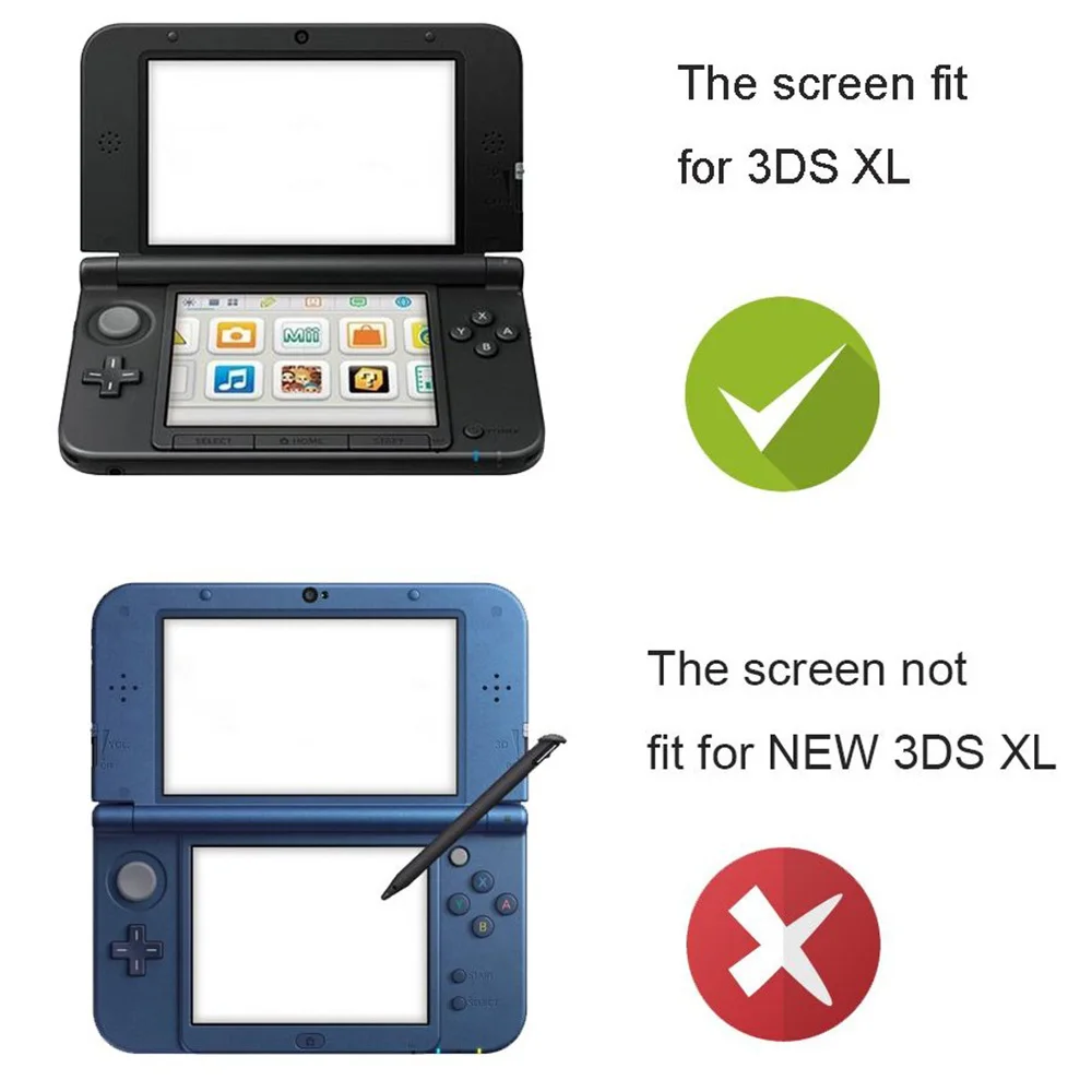 ЖК-экран для 3DS XL YTTL запасные части аксессуары верхний экран игровой консоли LL |