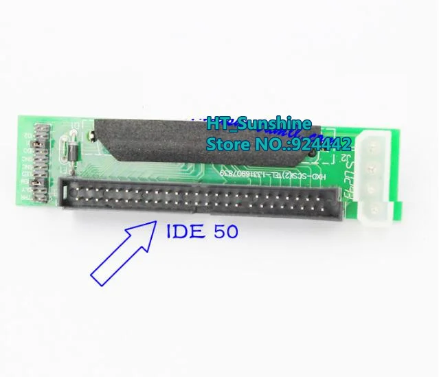 Бесплатная доставка 80 pin SCSI адаптер для жесткого диска 80pin к IDE 50pin конвертер SCA80 |