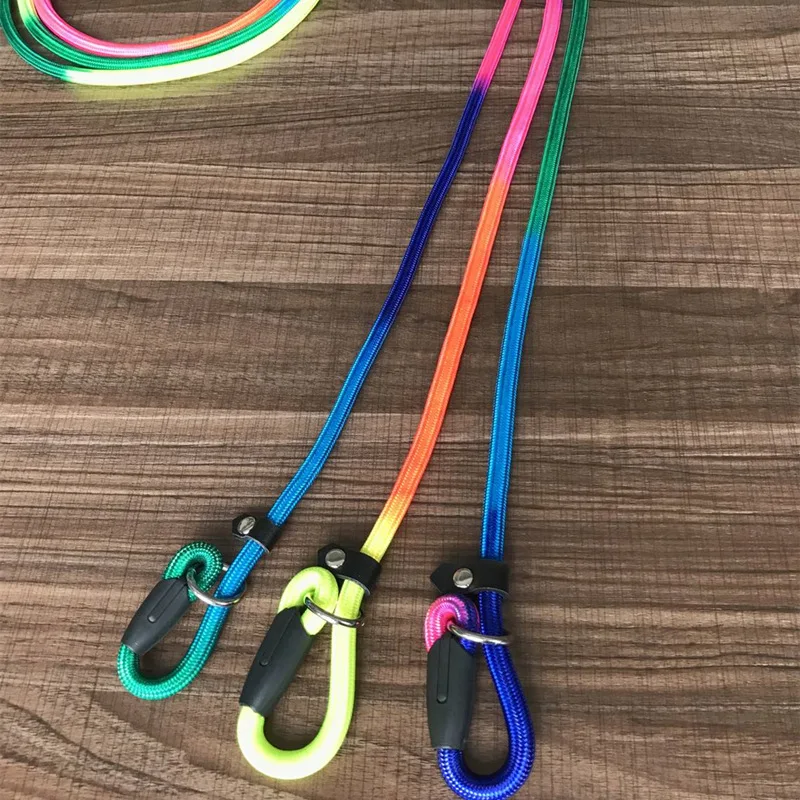 Поводок для собак Rainbow P цветной нейлоновый поводок маленьких и средних