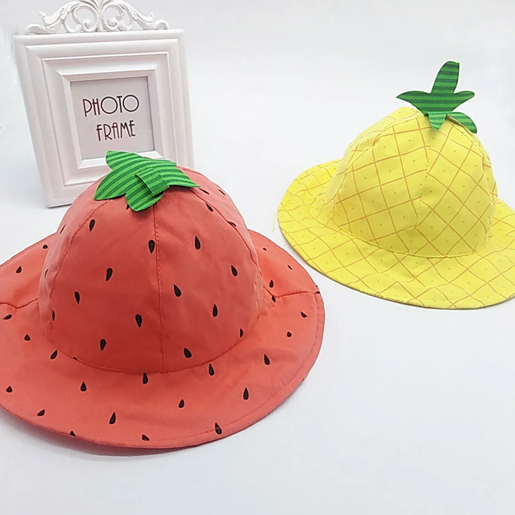 

Hot Toddler Baby Kids Boys and Girls Hat Children Fruit Print Cap