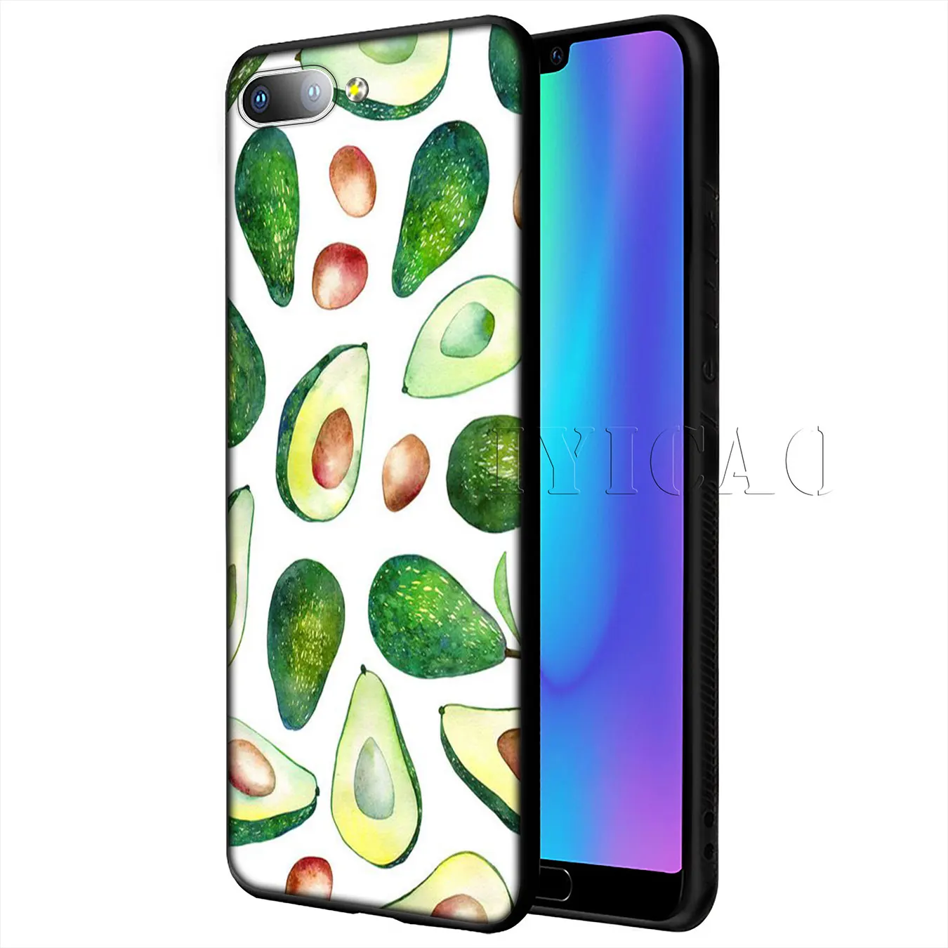 IYICAO Art Funny Tumblr авокадо Мягкий силиконовый чехол для Huawei Y9 Y7 Y6 Prime 2019 Honor 20 8C 8X 8 9 9X 10 Lite