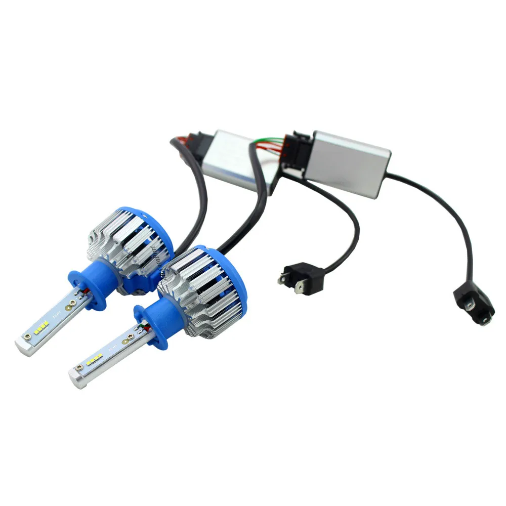 70 Вт H1 Led Turbo Автомобильные фары корейские чипы 7200LM Canbus конверсионный набор для