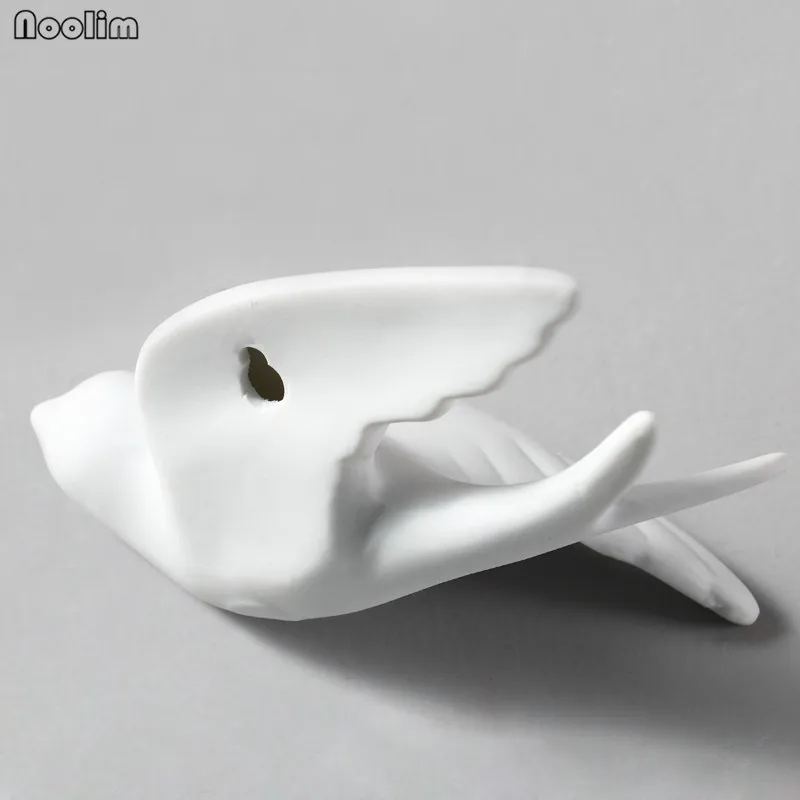 NOOLIM европейские 3D керамические птицы настенные Висячие Имитационные фотообои