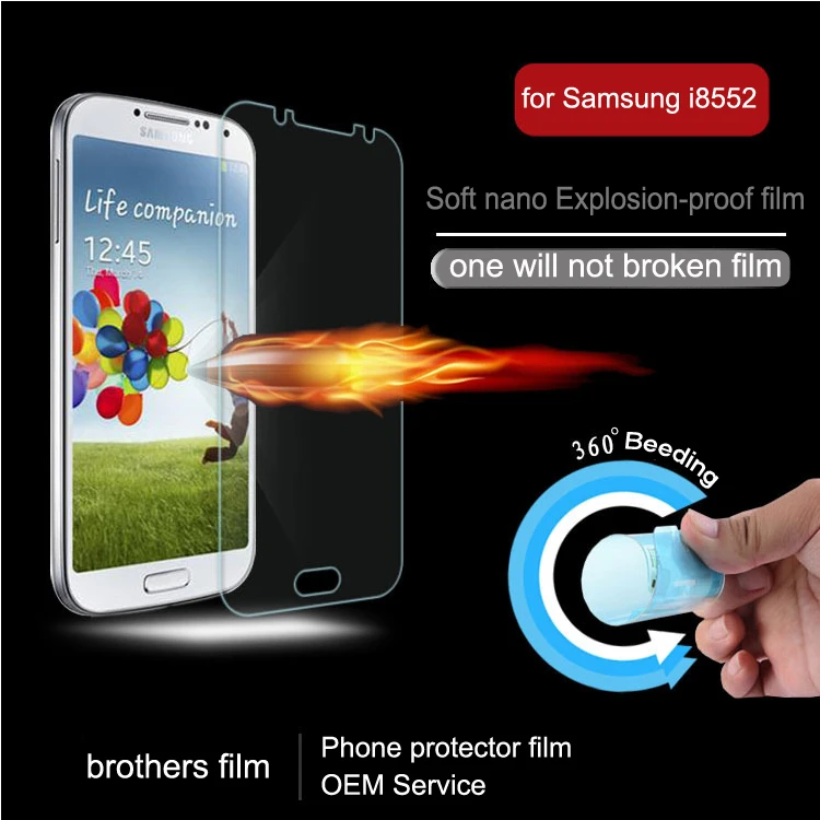5 шт. Нано взрывозащищенные Мягкий Протектор Экрана Защитная Пленка Для Samsung Galaxy