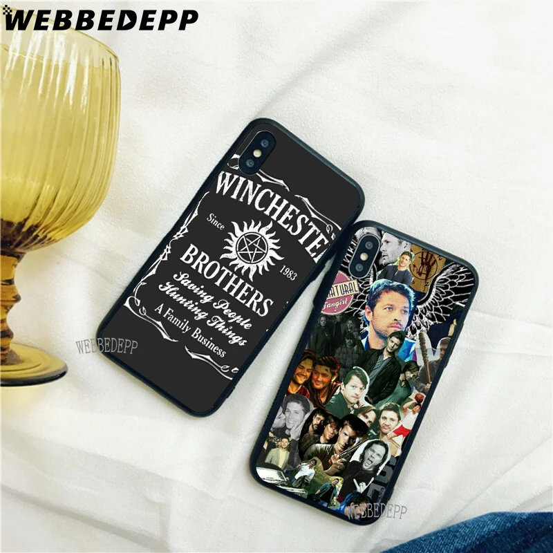 WEBBEDEPP сверхъестественный мягкий чехол из ТПУ для ТВ-фильмов Xiaomi Redmi GO Note 4 4X 5 6 pro 5A