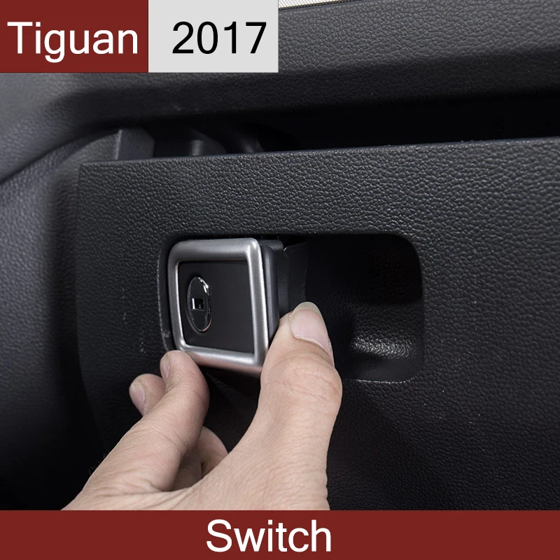 ABS Матовый внутренний ящик для перчаток ручка Крышка отделка наклейки автомобиля