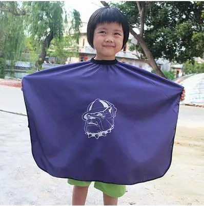 Детский фартук для парикмахерской с мультяшным рисунком детская накидка