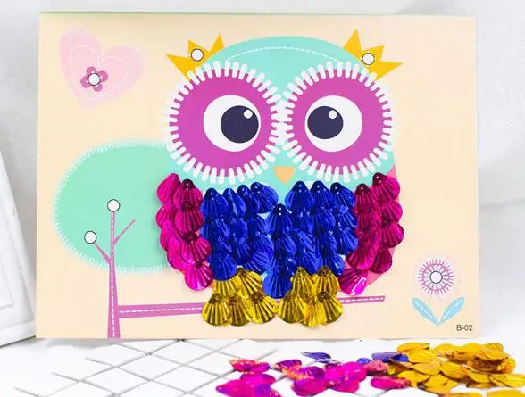 Happyxuan 3 шт. картина с ракушками набор детей DIY Искусство и ремесла комплект