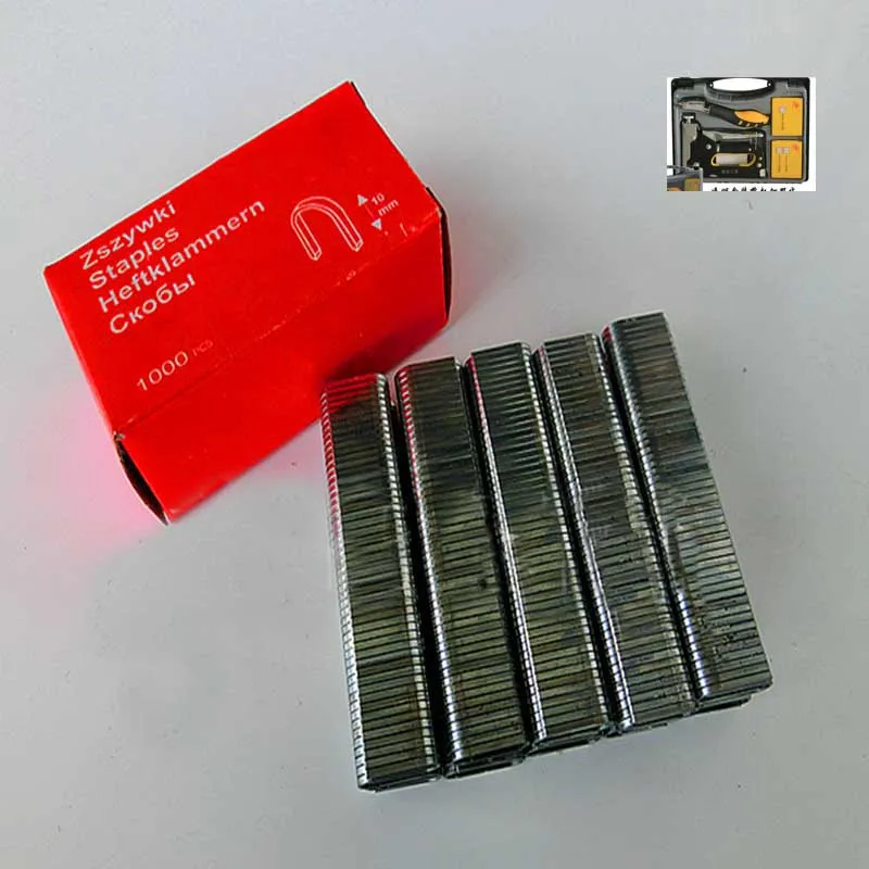 

1 коробка, U-образные круглые иглы для ногтей, U-образные штифты для степлера для ногтей, 1 коробка, включает 1000 шт. штифтов для ногтей U612