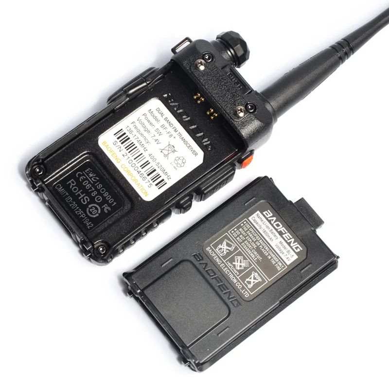 Baofeng F8 + два пути Walkie Talkie BF-F8 УКВ Портативный Dual Band CB радио FM трансивер бесплатная