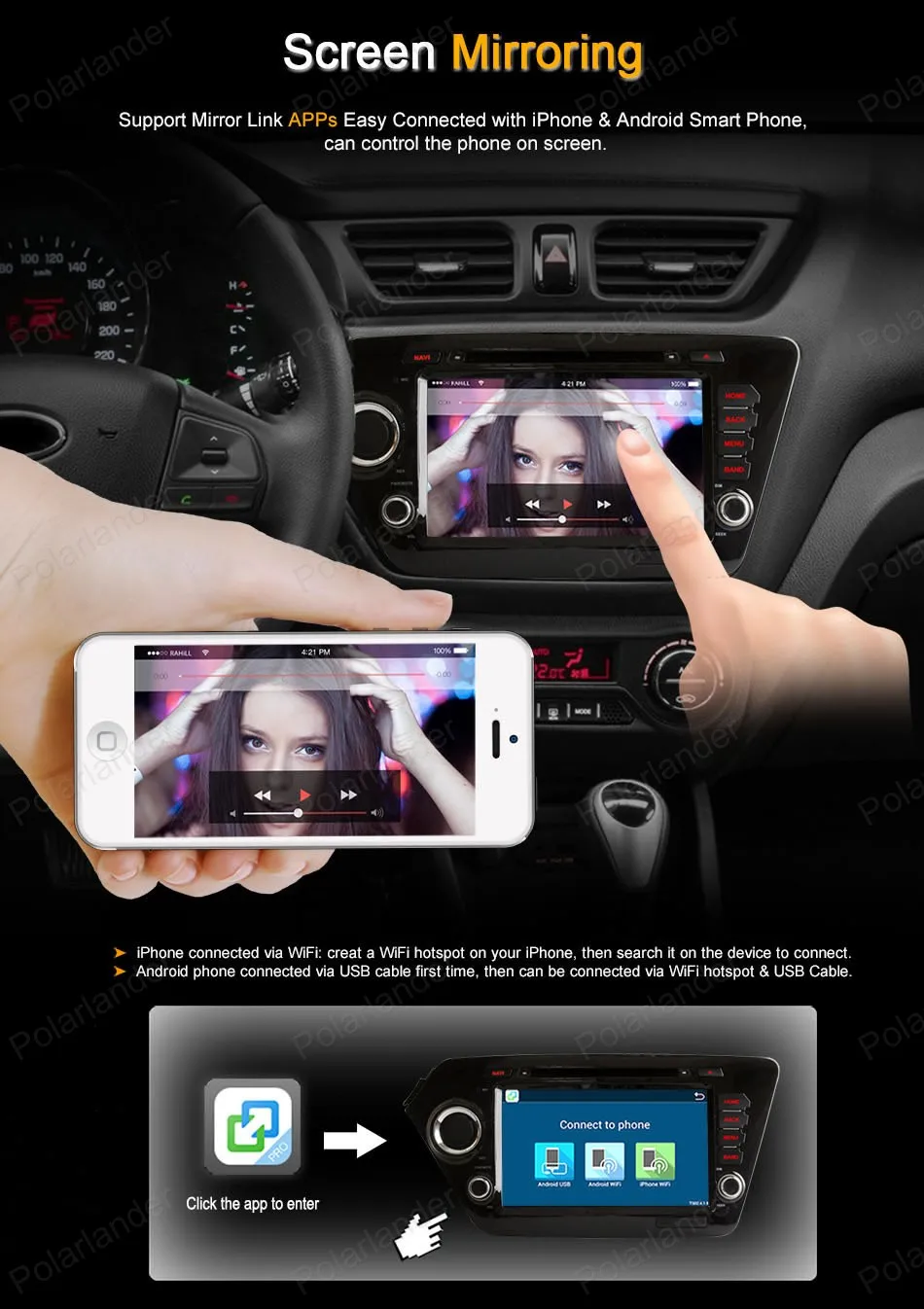 Автомобильный dvd-плеер 2Din 8 дюймов Android 4 gps для Kia k2 RIO 2010-2015 Wi-Fi 3G BT RDS 1024*600 радио 16 Гб
