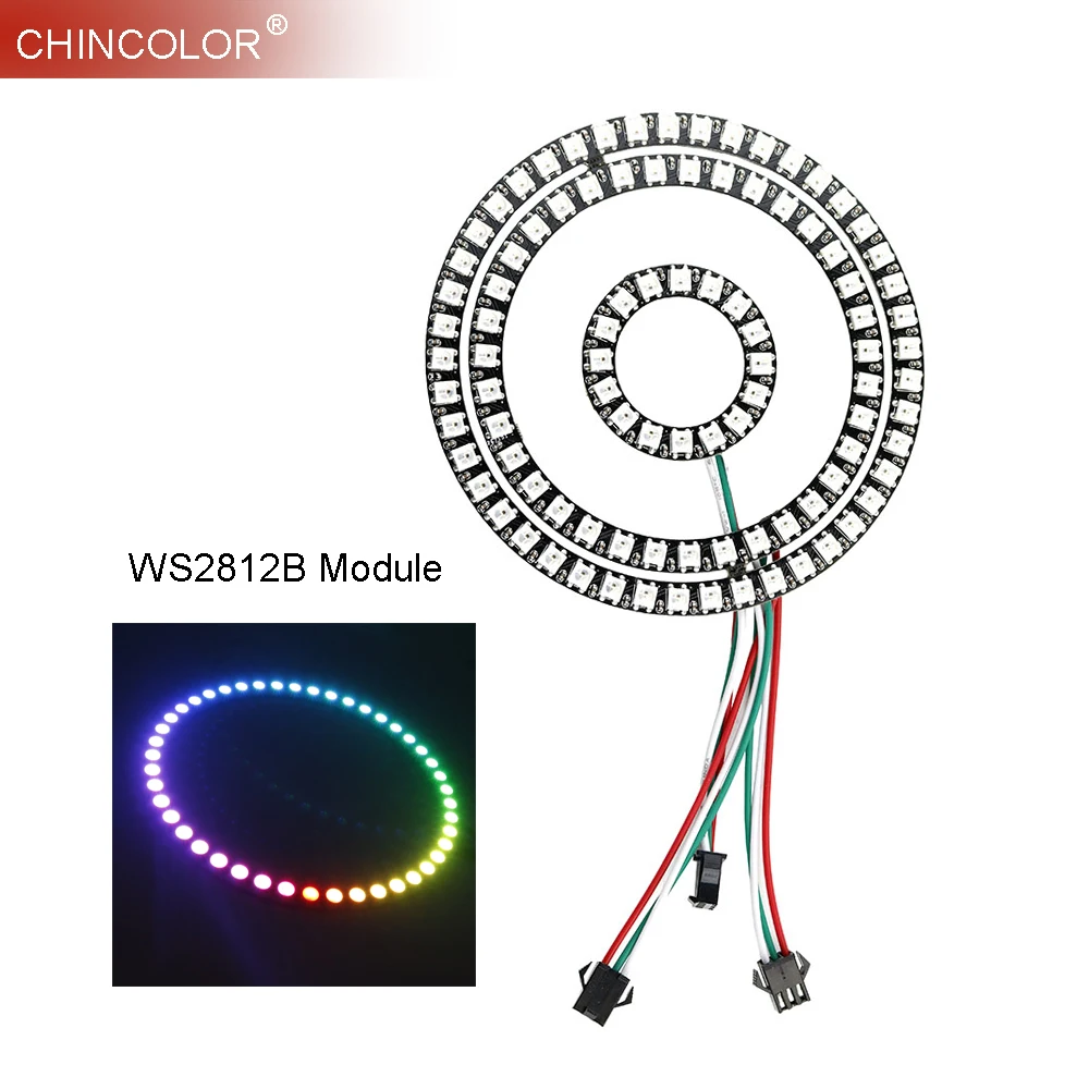 WS2812B светодиодный модуль светодиодная Пиксельная полоса световая плата DC5V 5050 SMD