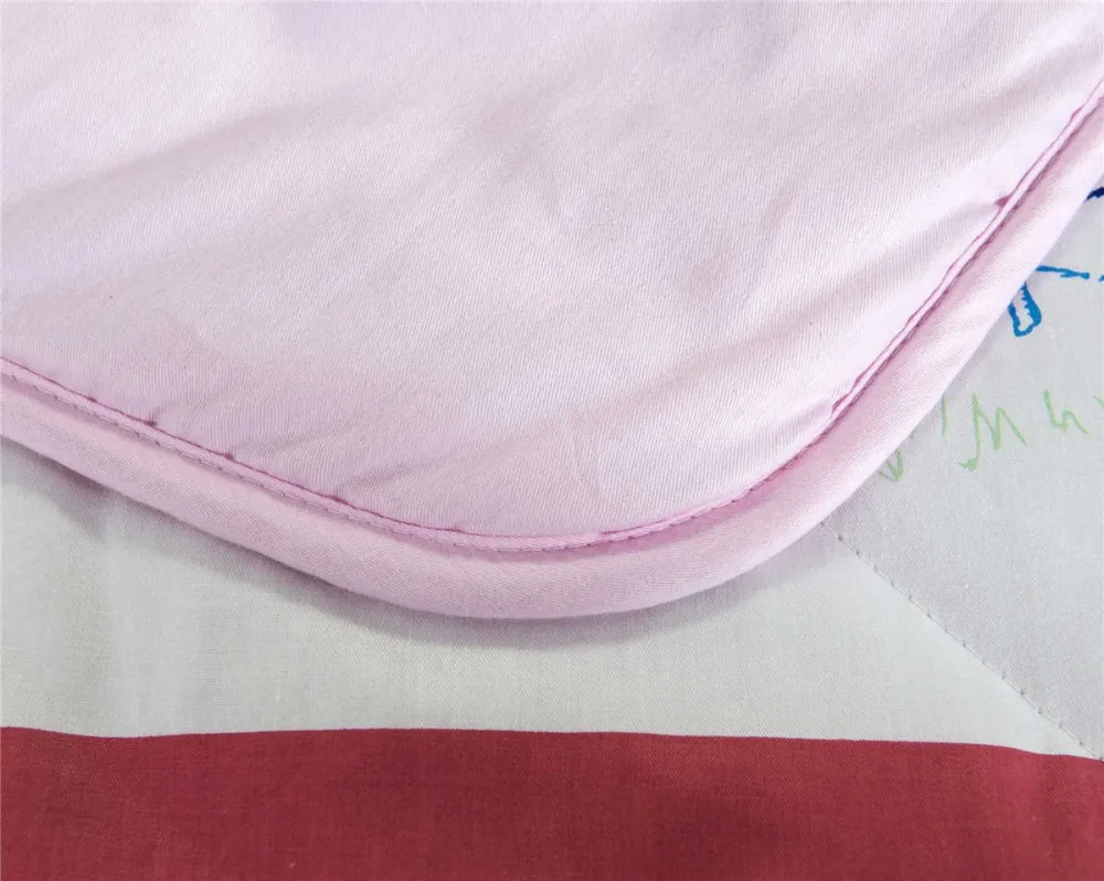 Детская кроватка в горошек из хлопка с рисунком Минни Маус|quilt summer|bed pinkcotton quilt |