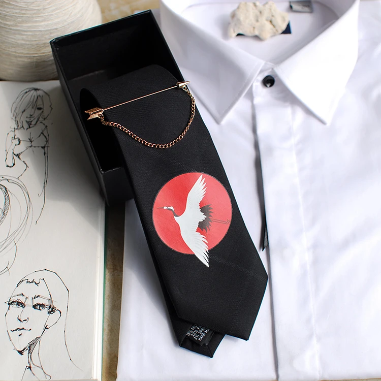 

MERLIN ORIENTAL WHITE CRANE SERIES TIE HOST POT EUROPEAN PARTY GIFT
